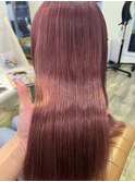 ダブルカラーでも艶