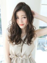 ヴォアソルヂェガーデン(Voasorte GARDEN)&nbsp;VoasorteGARDEN 【艶感グレージュのロングウェーブ】