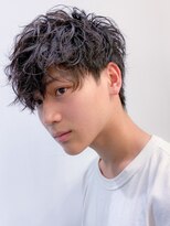 レクタ(RECTA)&nbsp;メンズマッシュパーマウルフ波巻きハイライトスパイラル2