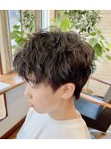 ツイスト風アイロン仕上げ男子