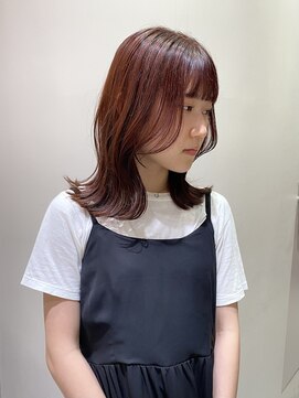 マイル 渋谷(mile) ブリーチなしチェリーピンク