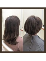 クラン ヘアーアンドスタジオ(CLAN hair & studio)&nbsp;ハイトーンエクステブリーチインナーミルクティーベージュ