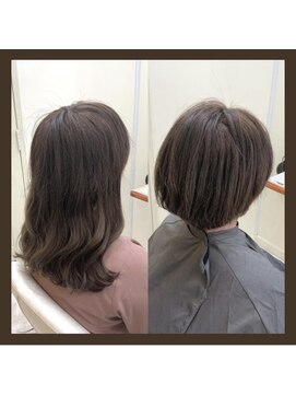 クラン ヘアーアンドスタジオ(CLAN hair & studio) ハイトーンエクステブリーチインナーミルクティーベージュ