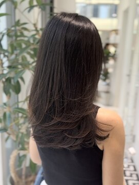 ザックギンザ(ZACC ginza) ツヤブラウン/たっぷりレイヤーカット