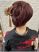 袴×ヘアアレンジ