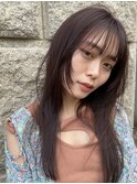 魅力倍増カールシアーカラーショートヘアダークアッシュ