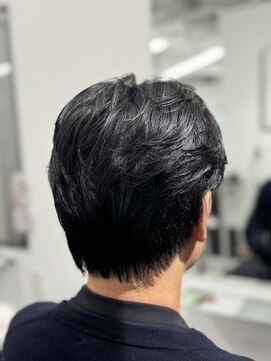 バース 梅田中崎町店(BIRTH) ニュアンスパーマセンターパートダウンパーマ韓国メンズカット