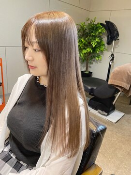 アーチテクトヘア(Architect hair by Eger) ブリーチ毛にメテオで艶髪ロング