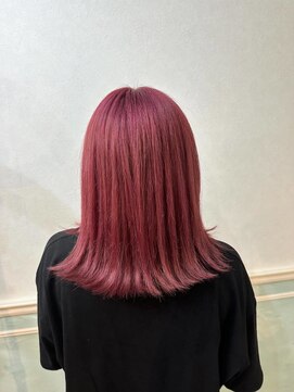 ヘアーサロン リアン 熊谷2号店(hair salon Rien) ピンクカラー♪