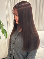 リリー(Rilie)&nbsp;顔まわり姫カットレイヤー×ブリーチなしダブルカラー