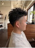 大人メンズ ツーブロックパーマ 20代 30代 40代 50代