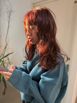 ノマド(nomad) 暖色カラー/ピンクカラー/レッドカラー/赤髪