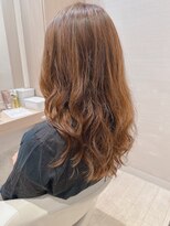コーエン(cowen) フェミニンロングゆるふわウェーブくびれヘア小顔グレージュ50代
