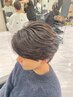 カット＋ニュアンスフェザーパーマ＋クリームor処理剤