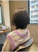 大人ウルフ×オリーブブラウン