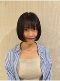 タッセルボブ×顔まわりレイヤー