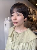 マッシュ風ショートヘア