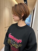 ロンドプロフィール 浦和(Lond profil)&nbsp;大人可愛い20代30代40代黒髪前下がりショートボブ丸みショート◎