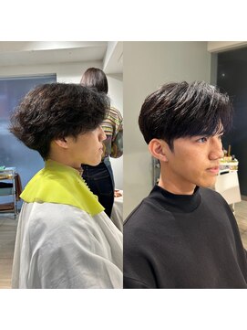 テールバイルシエル(TERRE by Le ciel) 韓国メンズヘア/ダウンパーマ/マッシュ/パーマ