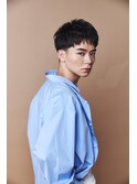 men's/メンズ/ブルーブラック/フェザーパーマ/サーフカール/池袋