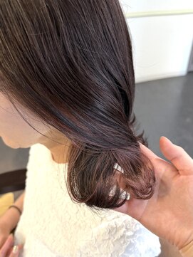 ポタム 東中野(potamu) ブリーチ無しピンクカラー