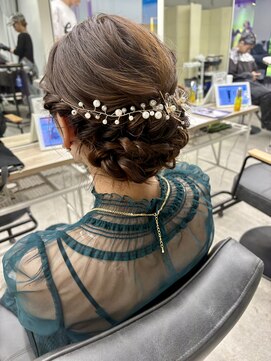 ゼスト 八王子店(ZEST) ロープ編み込みお呼ばれヘアアレンジ!美由紀#八王子