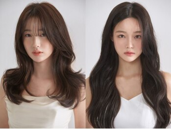 ジュノヘアージャパン 表参道(JUNO HAIR JAPAN)の写真/本場韓国のトレンドスタイルが日本で叶う♪髪のダメージを最小限に抑えた施術で、理想のスタイルを実現☆