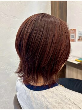 アミリー ひたち野うしく店(Amily) ハイライトバレイヤージュダブルカラーケアブリーチ20代30代