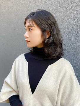 ニュアンスウェーブ/ミディアムパーマ/Aラインミディアム/