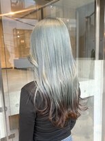 ヲタク(wotaku.)&nbsp;水色カラーペールブルートリプルカラー裾カラーデザインカラー