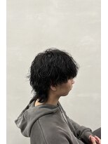 ウィールールピヴォクロス(WE RULE pivot cross)&nbsp;メンズパーマ/波巻きツイストスパイラル/センターパート