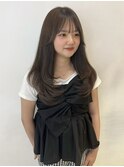 森崎ワンホンレイヤー/ミルクティーブロンド/ダークブルー/栄