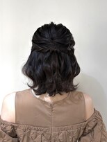 ヘアセットサロン クリアリティ(clarity)&nbsp;サイドまとめハーフアップ