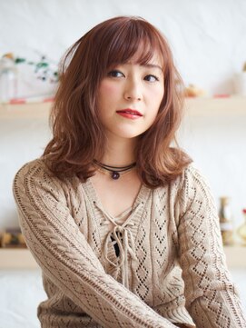 エレノア 渋谷公園通り店(Eleanor) 柔らかウェーブミディ【PREGO】