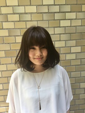 フランジ(Frange) 柔らかふんわりボブスタイル