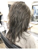 ヘア デザイン ヴェルダ(hair design Verda) 柔らかグレージュ×ナチュラルウルフ