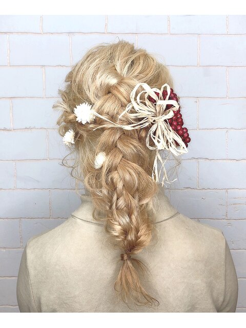 ナチュラル系ヘアアクセで網おろし★