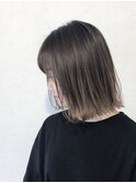 外ハネ切りっぱなしボブ/熊田佳奈子
