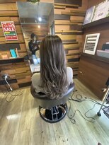 ヘアアンドメイクユ ニキス 利府店(HAIR&MAKE UNIXIS)&nbsp;外人風3Dカラー