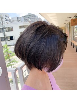 ヴィコロ(vicolo) ショート×シルバーブルージュ