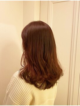 テイスティ プライム(tasty prime) ブリーチ無しハイライトグラデーションレッドバイオレット