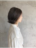 大人なパツッとボブ