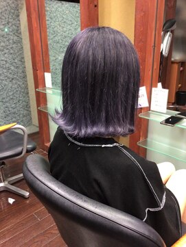 アリエス美容室南富山店 【Aries南富山/富山市】ツヤツヤヘア×バイオレットカラー♪