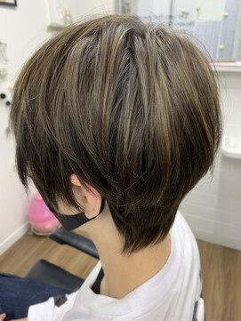 ヘアー サロン ガット(hair salon Gatto) ☆メンズハイライトブルーアッシュカラー☆