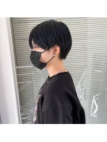 ミント(mint) ハンサムショート/ジェンダーレスショート/暗髪グレー