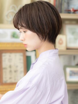 カバーヘア ブリス 大宮西口(COVER HAIR bliss) バレイヤージュナチュラルマッシュショートa大宮20代30代40代