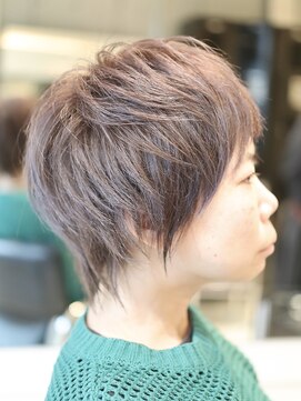 ヘア デザイン リスク(HAIR DESIGN RISK) 【RISK 高橋勇太】三鷹 ショートカット 上手い束感ショート