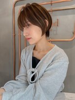 ロンド エスポワール 錦糸町(Lond espoir)&nbsp;斜めバングデザインカラーシルキーベージュ【錦糸町/ショート】