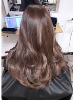 オリジンアド(ORIGIN+)&nbsp;ブリーチなしラベンダーベージュ☆レイヤースタイル