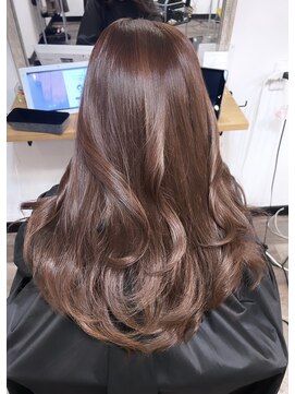 オリジンアド(ORIGIN+) ブリーチなしラベンダーベージュ☆レイヤースタイル